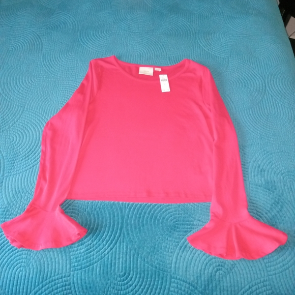 Anthropologie Maeve NEW Womens Boho Ruffle Sleeve - Picture 7 of 9